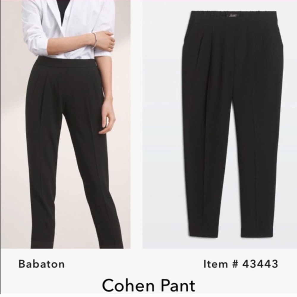 Babaton Cohen Pant, Black, size 0